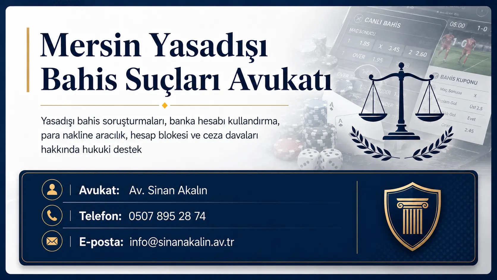 Mersin Yasadışı Bahis Suçları Avukatı