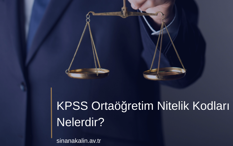 KPSS Ortaöğretim Nitelik Kodları Nelerdir?
