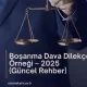 Boşanma Dava Dilekçesi Örneği