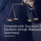 Dolandırıcılık Suçunun Sigorta Bedelini Almak Maksadıyla İşlenmesi