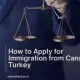 How to Apply for Immigration from Canada to Turkey