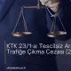 KTK 23/1-a: Tescilsiz Araçla Trafiğe Çıkma Cezası