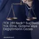 Suç Delillerini Yok Etme, Gizleme veya Değiştirmenin Cezası - TCK 281