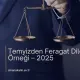 Temyizden Feragat Dilekçesi Örneği