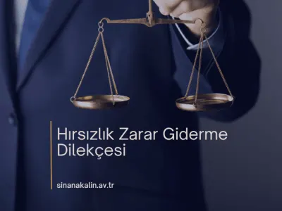 Hırsızlık Zarar Giderme Dilekçesi